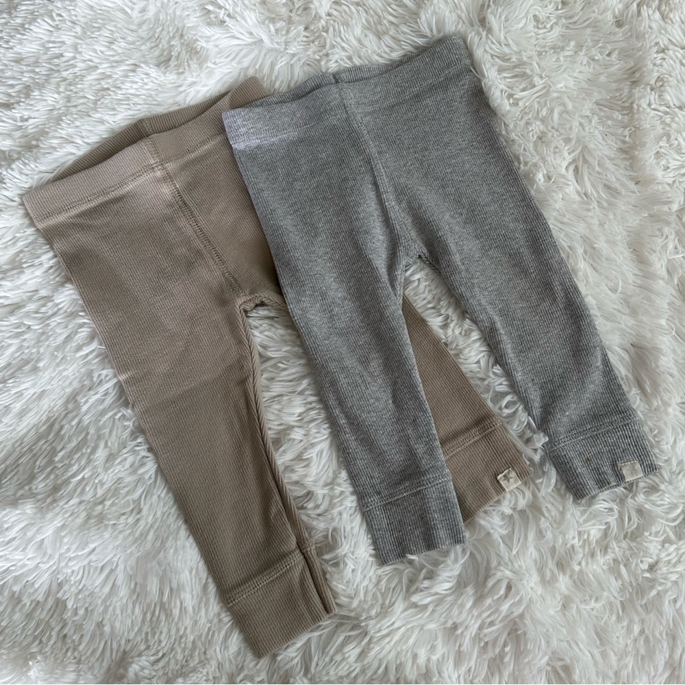 Zara Baby Ribbed Set of Leggings